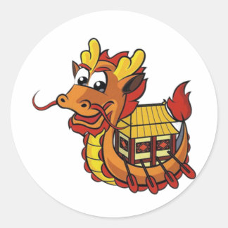 Sticker Rond Bateau