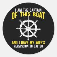 Bateau Capitaine de voile Skipper Humour bateau