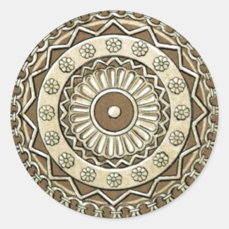 STICKER ROND BÂTIMENTS DÉCORATIFS