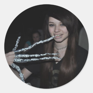 STICKER ROND BÂTIMENTS D'IMAGE DE FILM