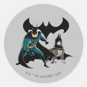 Sticker Rond Batman & Ace