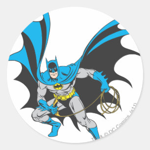 Sticker Rond Batman avec corde