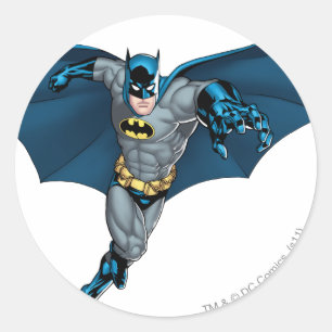Sticker Rond Batman et Joker avec cartes