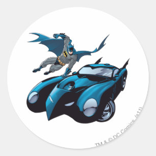 Sticker Rond Batman passe