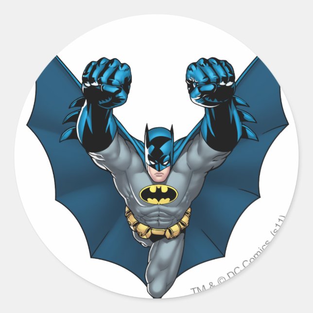 Sticker Rond Batman Stands (Devant)