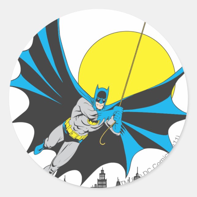 Sticker Rond Batman Swings (Devant)