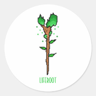 Sticker Rond Bâton de sorcier Liferoot Arme de fantasy