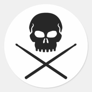 Sticker Rond Batteur