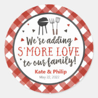 BBQ Ajouter Smore Love S'mores Baby-Q Baby shower