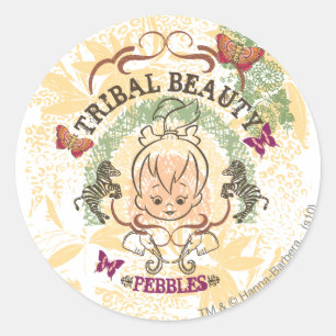Sticker Rond Beauté de tribal de PEBBLES™