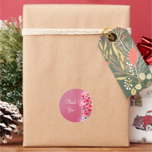 Sticker Rond Beauté Intemporelle : Fleurs en Pleine Floraison �