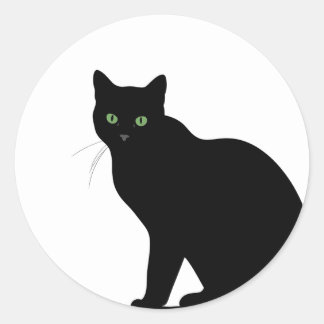 Sticker Rond Beautiful Cats