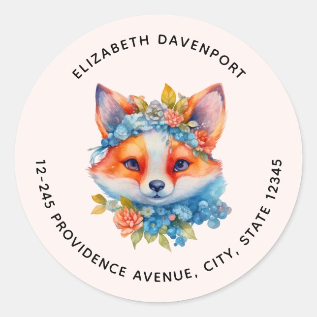 Sticker Rond Beautiful Sunset Coastal Photographie Adresse (Devant)