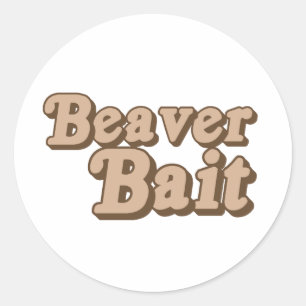 Sticker Rond Beaver Bait