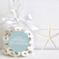 Bébé à bord surf Baby shower bleu