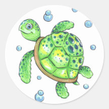 Bébé adorable tortue de mer