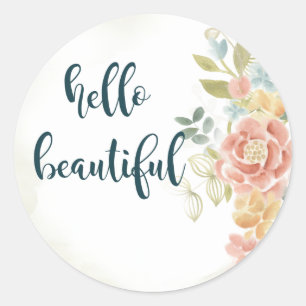 Sticker Rond Bébé fille I