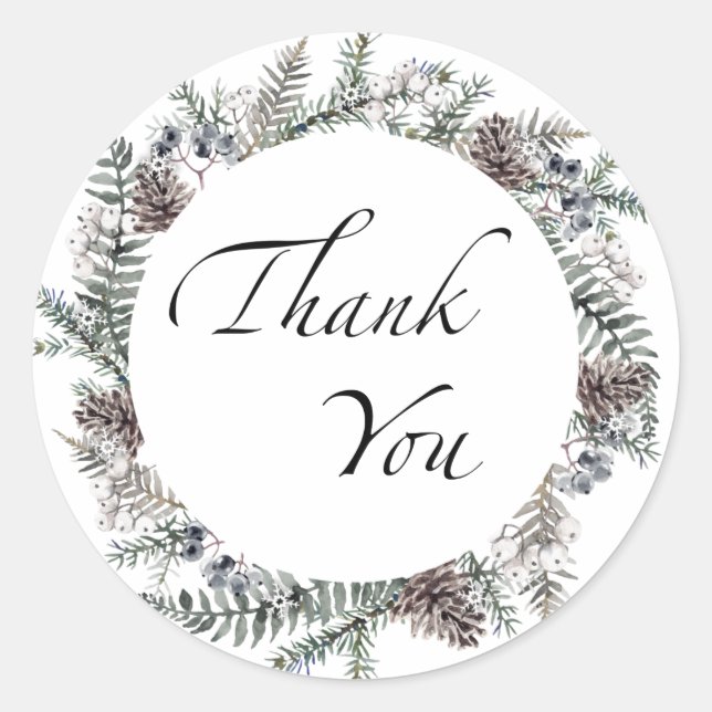 Sticker Rond Bébé il fait froid dehors à feuillage persistant m (Devant)