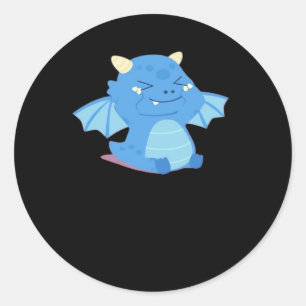 Sticker Rond Bébé - Peekabo