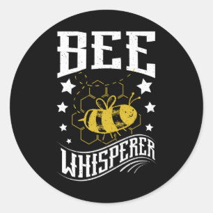 Sticker Rond Bee Whisperer