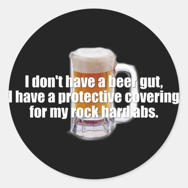 Sticker Rond Beer Gut (Devant)
