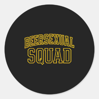 Sticker Rond Beerual Squad Matching Group Bachelor Party Design