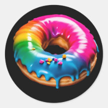 Beignet fierté néon LGBTQ+