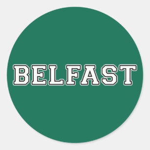 Sticker Rond Belfast