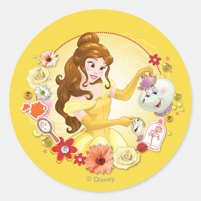 Sticker Rond Belle - Compassionnel (Devant)