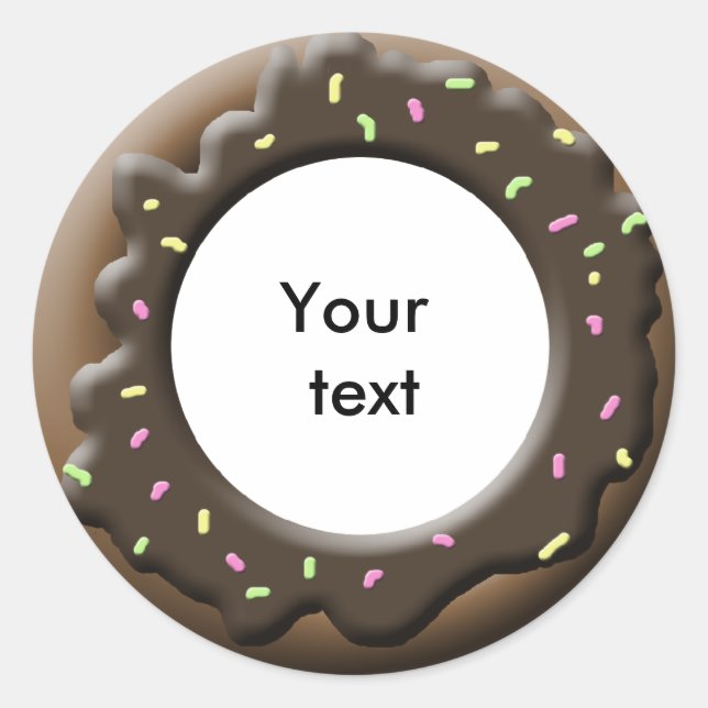 Sticker Rond Belle Donut (Devant)