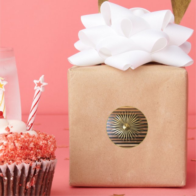 Sticker Rond Belle et extraordinaire conception (Fête)