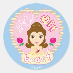 Sticker Rond Belle   Retirer la bête