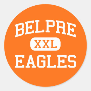 Sticker Rond Belpre - Eagles - Lycée Belpre - Belpre Ohio