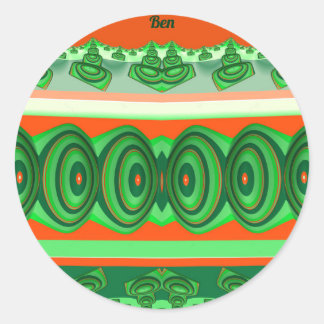 STICKER ROND BEN ~ NOËL ~