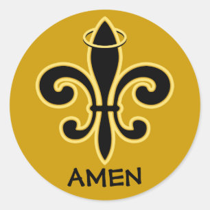 Sticker Rond Bénissez-vous les garçons