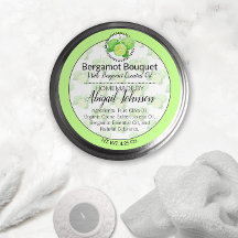 Bergamot Citrus Étiquette-cadeau artisanal