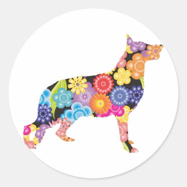 Sticker Rond Berger allemand (Devant)