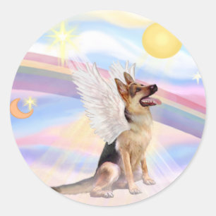 Sticker Rond Berger allemand #1