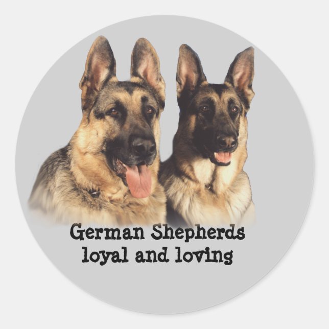 Sticker Rond Berger allemand Stcker (Devant)