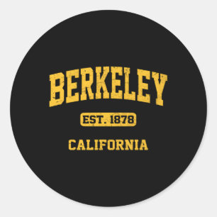 Sticker Rond Berkeley California Ca State Style sportif