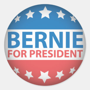 Sticker Rond Bernie pour le président