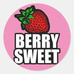 Sticker Rond Berry Sweet