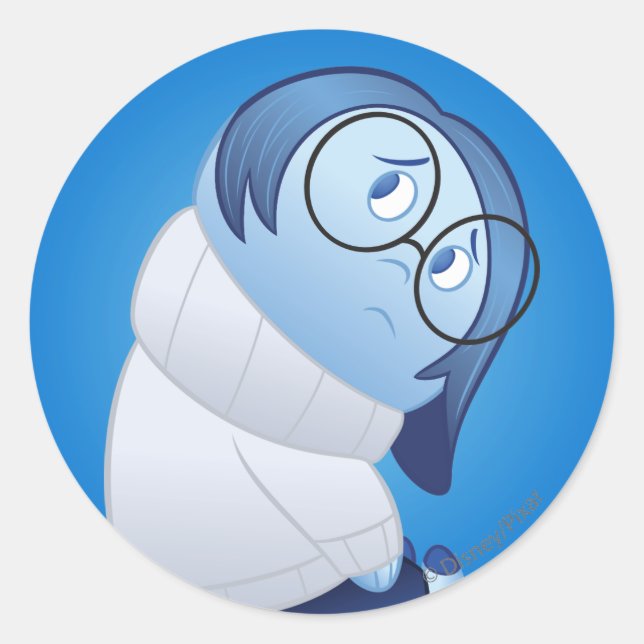 Sticker Rond Besoin D'Une Seule Heure (Devant)