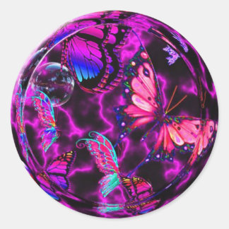 Sticker Rond Beurre de récif de conception