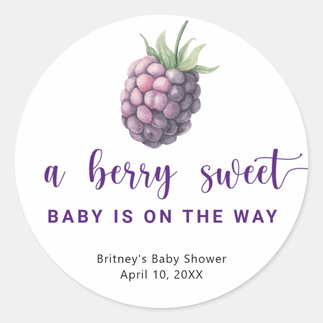 Sticker Rond Beurre doux (Devant)