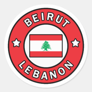 Sticker Rond Beyrouth Liban