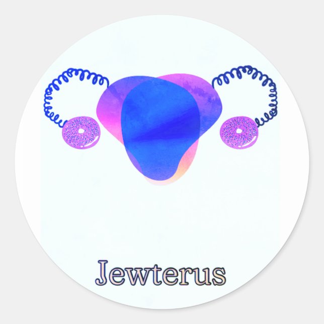 Sticker Rond Bi Jewterus II (Devant)