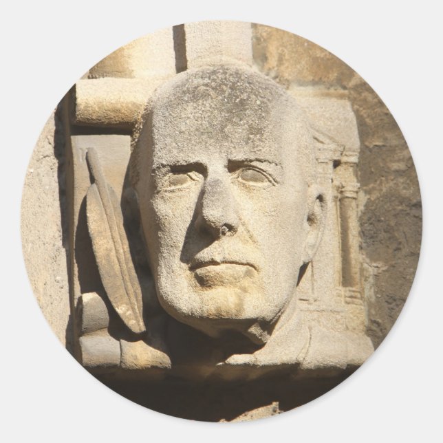 Sticker Rond Bibliothèque bodleian Oxford (Devant)