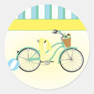 Sticker Rond Bicycle