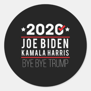 Sticker Rond Biden Kamala Harris 2020 Libéral démocrate Electio